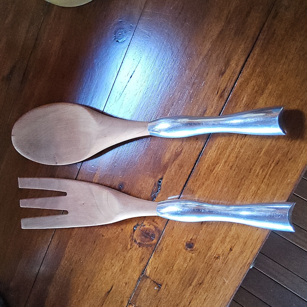 Nambe Salad Servers